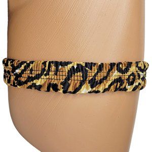 Stretch Spandex Leg Garter Leopard